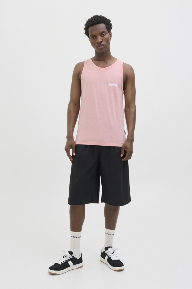 JCOSAGO SMALL LOGO SLUB TANK TOP 12276727 PINK ICING